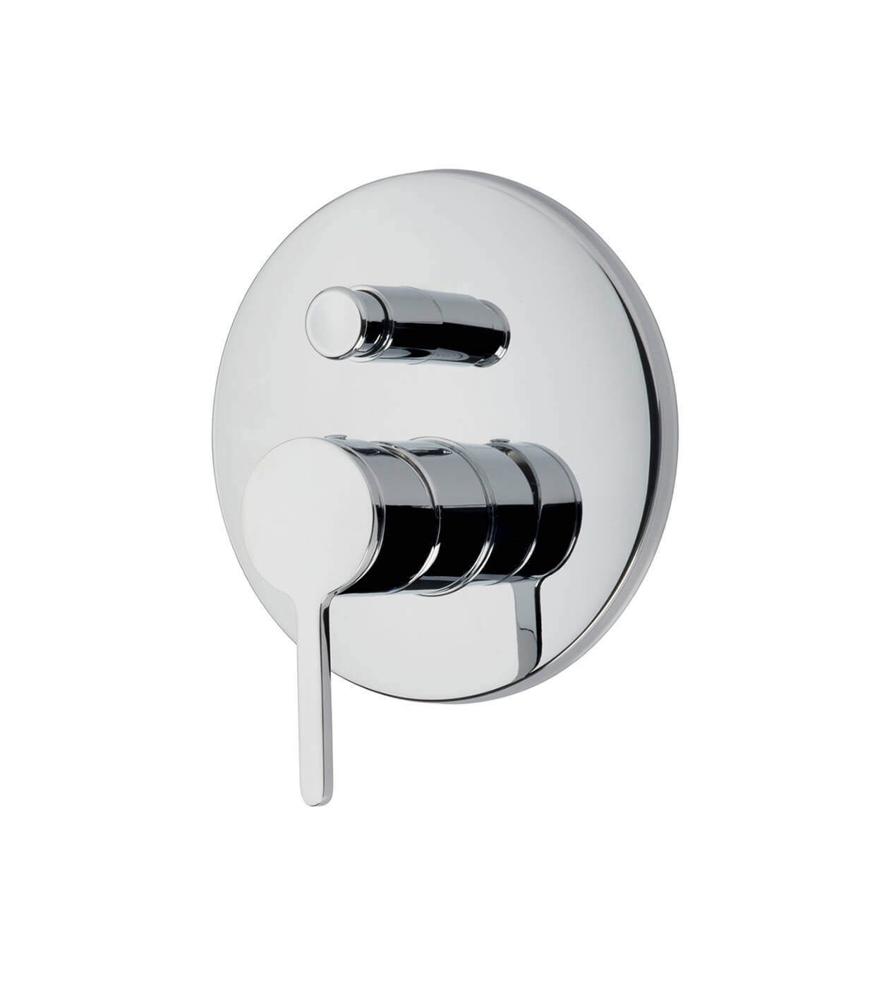 Inbyggd duschblandare Emmevi Filobrass 85019, 2 utlopp, tryckknapp