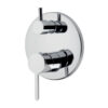Inbyggd duschblandare Emmevi Filobrass 85019CER, 2 utlopp, omkastarpatron