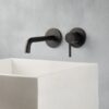 Inbyggd tvättställsblandare Emmevi Filobrass 85155, separata rosetter, mattsvart Inbyggd tvättställsblandare Emmevi Filobrass 85155, separata rosetter – 3