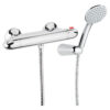 Termostatisk duschblandare Emmevi 9300, krom, blandare + duschset Termostatisk duschblandare Emmevi 9300 – 2