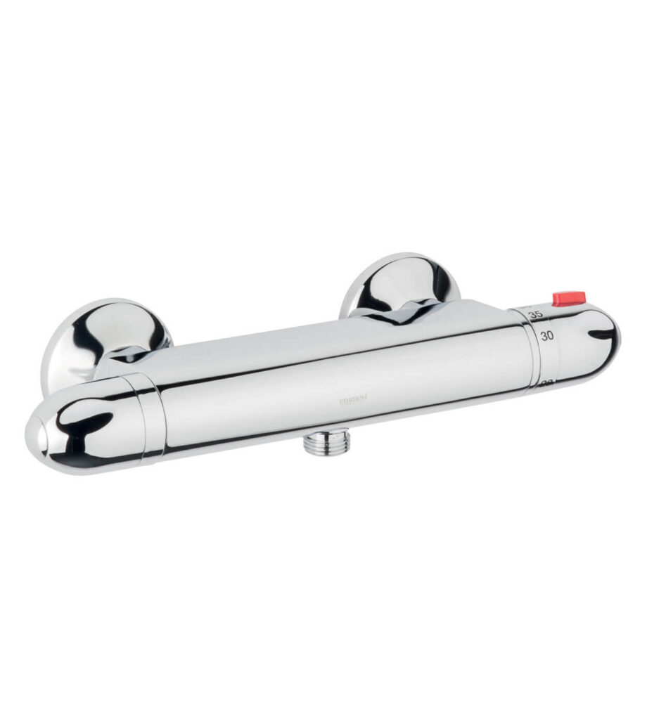 Termostatisk duschblandare Emmevi 9300, krom, endast blandare Termostatisk duschblandare Emmevi 9300