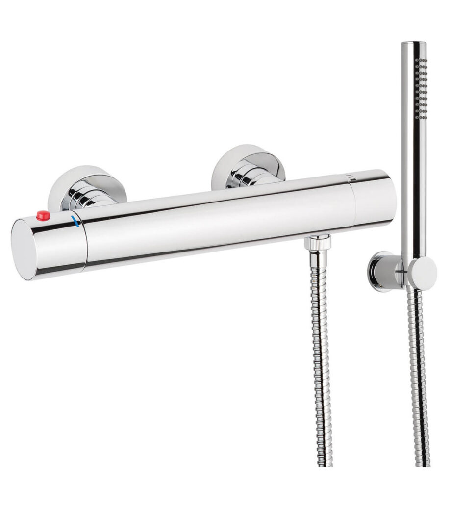 Termostatisk duschblandare Emmevi Giglio 83300, krom, blandare + duschset Termostatisk duschblandare Emmevi Giglio 83300 – 2