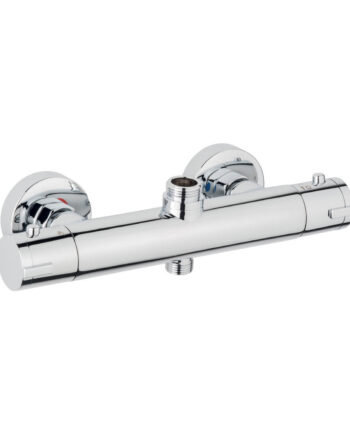 Termostatisk duschblandare Emmevi Piper 45307 för duschpelare, med omkastare