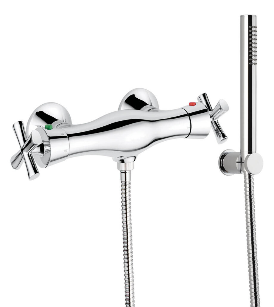 Termostatisk duschblandare Emmevi Spirit New 31300, krom, blandare + duschset Termostatisk duschblandare Emmevi Spirit New 31300 – 2