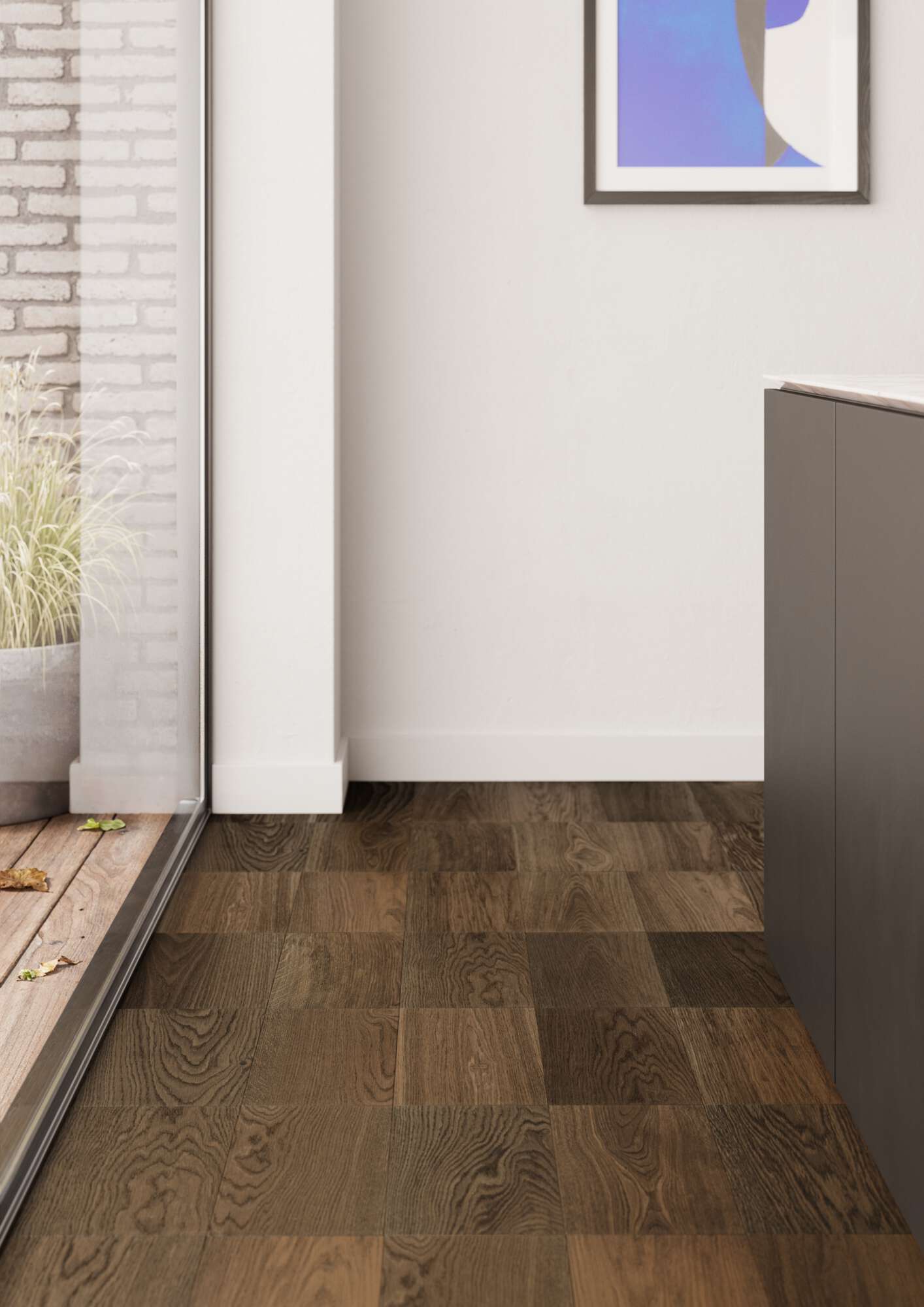 Trägolv Bauwerk Formpark Mini 570 rökt ek 14 oljad djupborstad – 3
