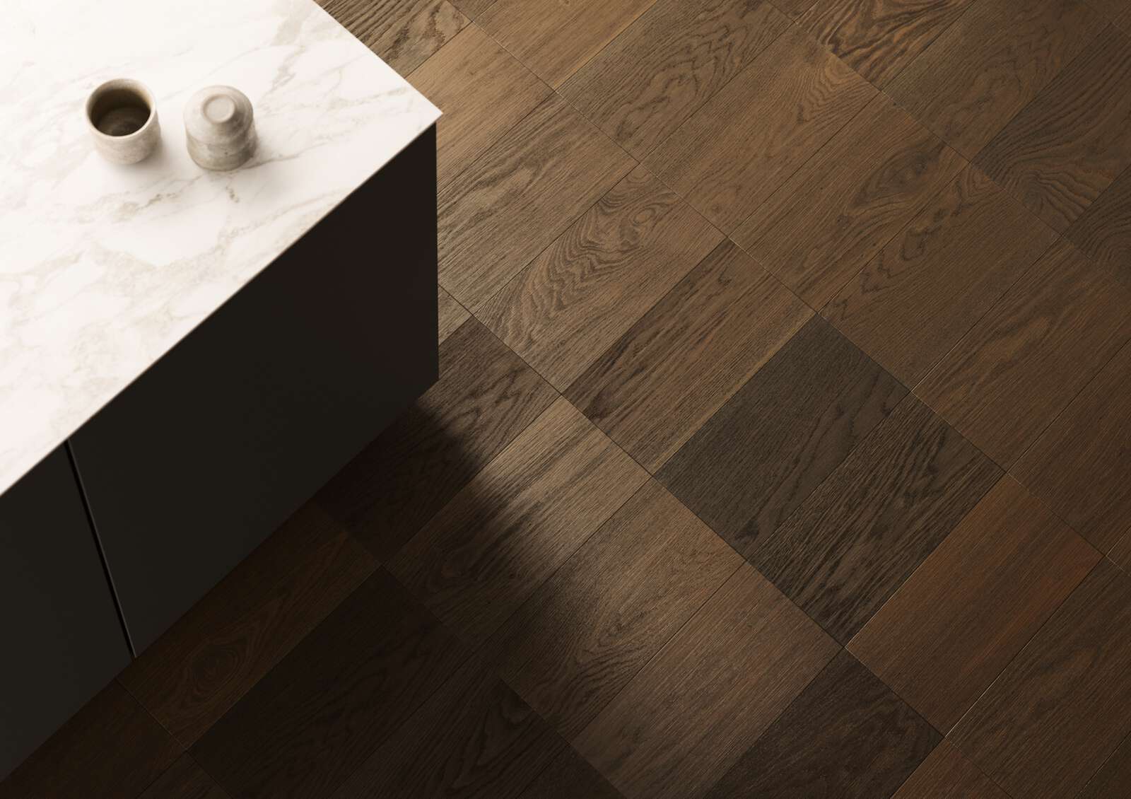Trägolv Bauwerk Formpark Mini 570 rökt ek 14 oljad djupborstad – 4