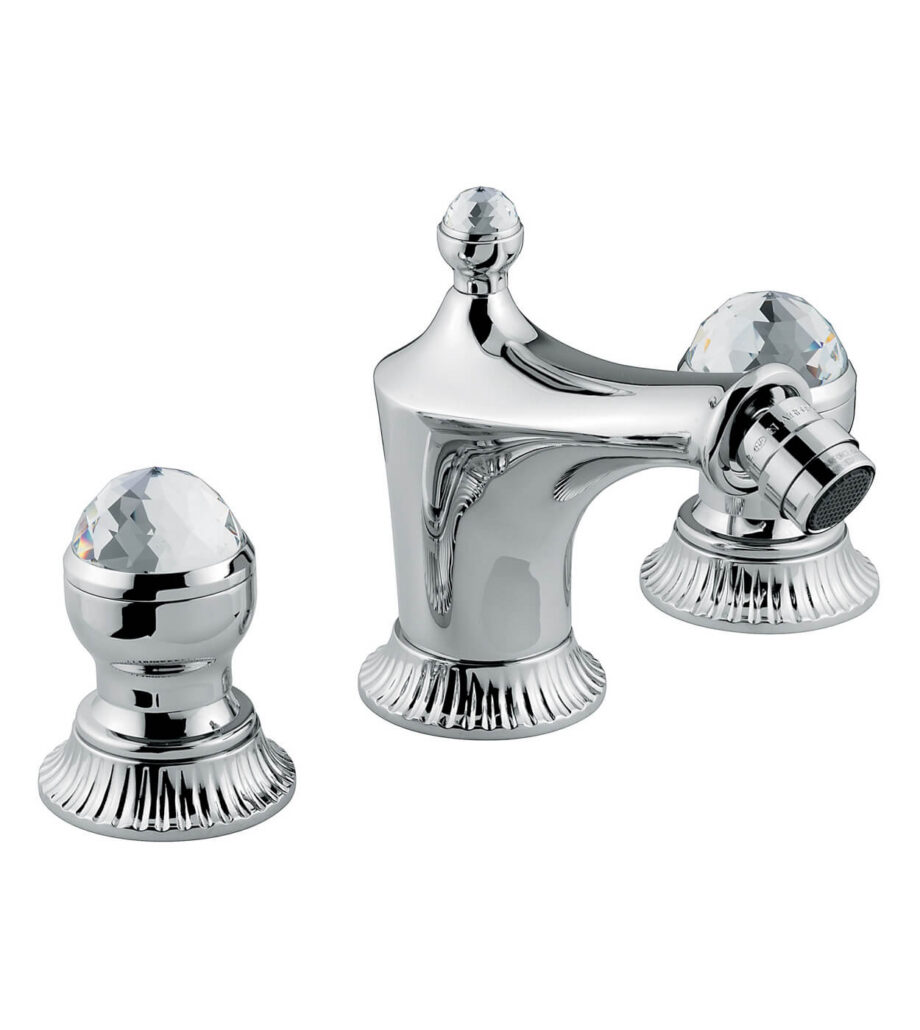 Trehåls bidéblandare Emmevi The One Leda 98044 med bottenventil – 2