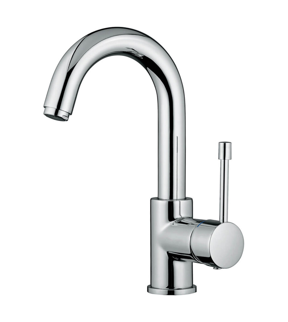 Tvättställsblandare Emmevi Eden 71043 med click-clack-ventil, krom Tvättställsblandare Emmevi Eden 71043 med click-clack-ventil